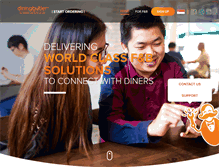 Tablet Screenshot of diningbutler.com